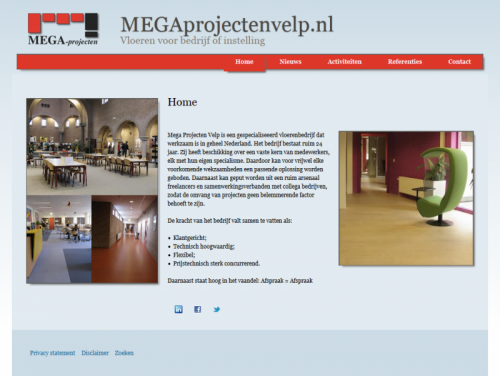 Voorpagina megaprojectenvelp.nl