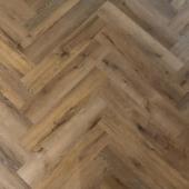 Visgraat: PVC stroken Ambiance Spigato Dark Oak